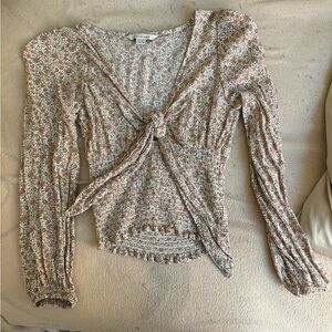 American Eagle Floral Top XS